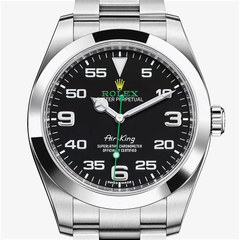 rolex air king 34mm on wrist|rolex air king new price.